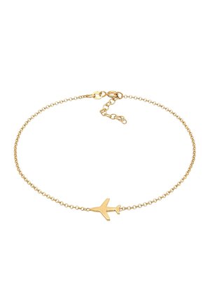 PLANE TRAVEL BASIC - Ankelkæder - gold-coloured