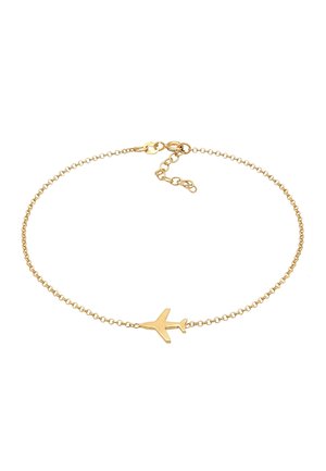 Elli PLANE TRAVEL BASIC - Fußkettchen - gold-coloured