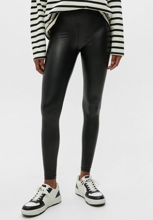 PULL&BEAR Legging (type pantalon) - black