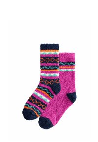 Unselected, pink navy orange