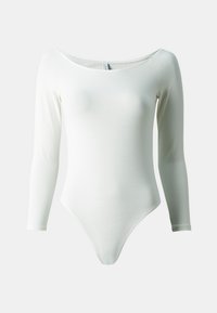 ONLLIVE LOVE OFFSHOULDER BODY - Long sleeved top - cloud dancer
