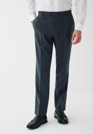 REGULAR FIT PLAIN FRONT STRETCH - Stoffhose - navy