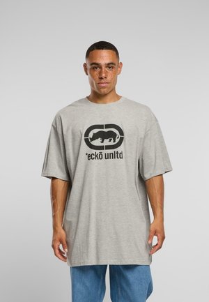 JOHNRHINO - T-shirts med print - grey