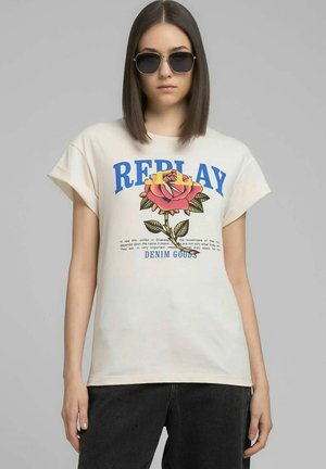 T-shirt con stampa - bianco