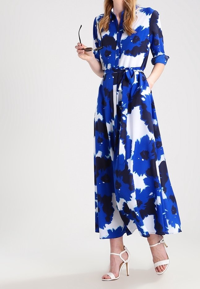 banana republic blue floral maxi dress Banana Republic
