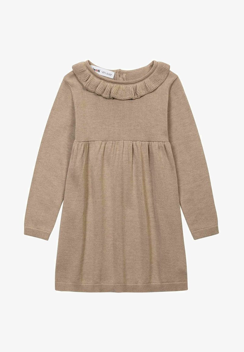 MINOTI LONG SLEEVE KNITTED - Day dress - stone