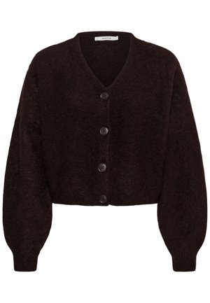 Gestuz, DEBBIE CARDIGAN - Ζακέτα - ganache melange