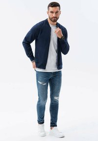 Ombre WITH LONG SLEEVES - Sudadera con cremallera - blue