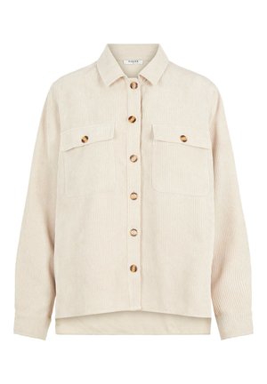 Pieces PCEFFI - Button-down blouse - beige