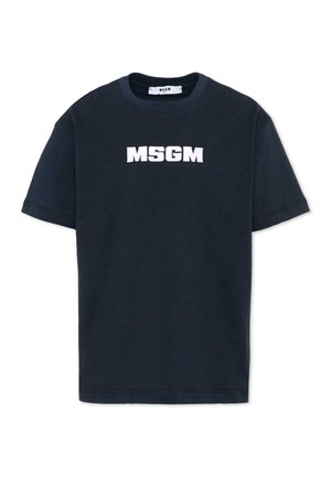 MSGM, T-SHIRT UNISEX - T-shirt print - blue