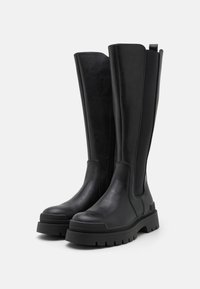 Even&Odd Stivali con plateau - black