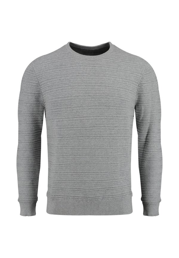 BERN ROUND - Strickpullover - silver