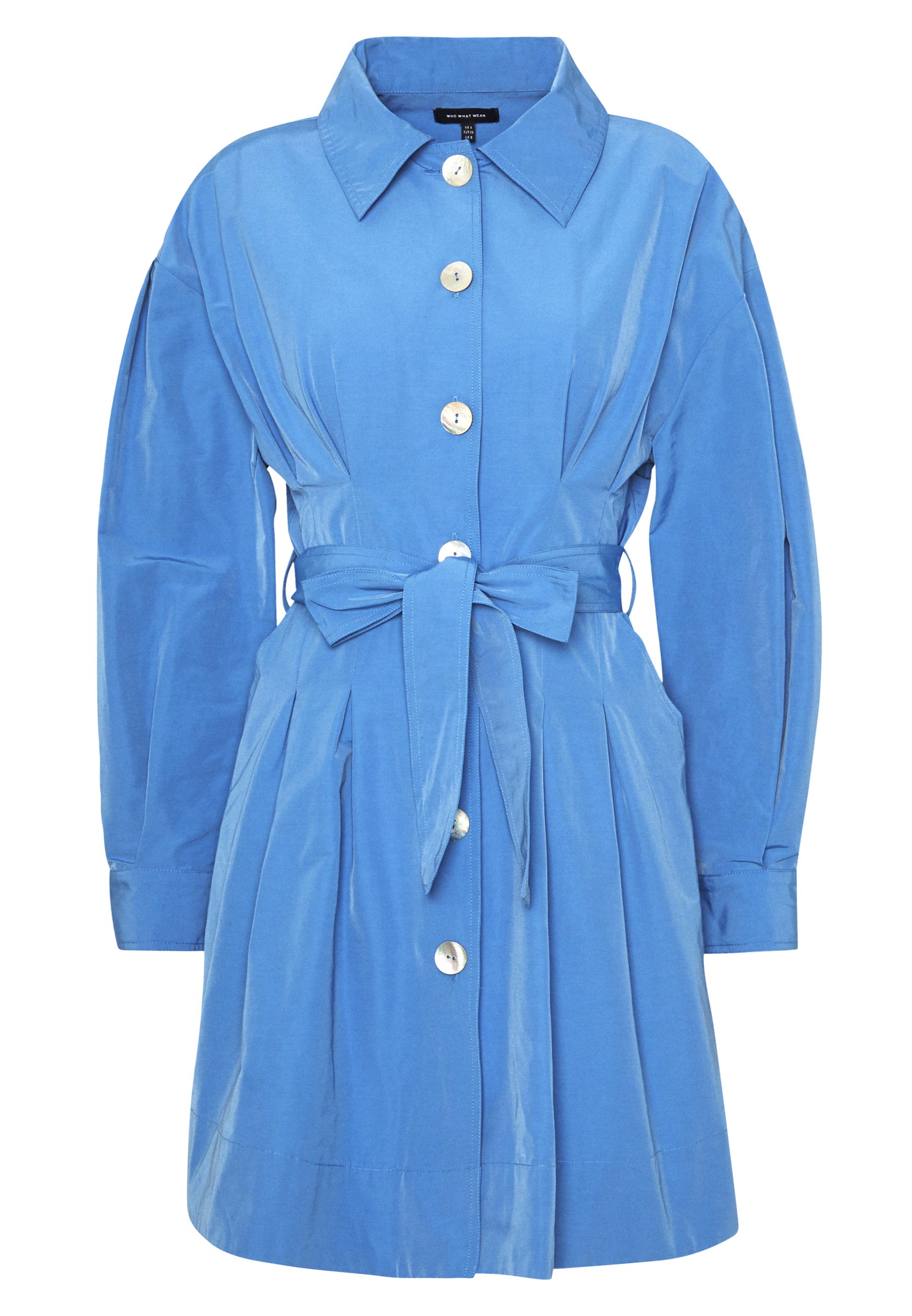 Who What Wear THE A LINE DRESS Skjortekjole royal blue Who What Wear THE A LINE DRESS - Skjortekjole - royal blue