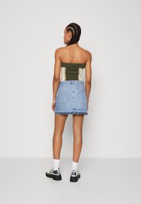 ONLY ONLNELIA SKIRT - Denimová sukňa - light blue denim