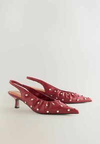 REGULAR FIT  - Balerinos stiliaus laivutės su kulno dirželiu - red