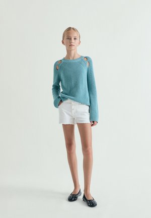 Scalpers, ROCK  - Denimshorts - offwhite