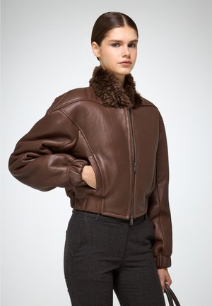 Lederjacke - brown
