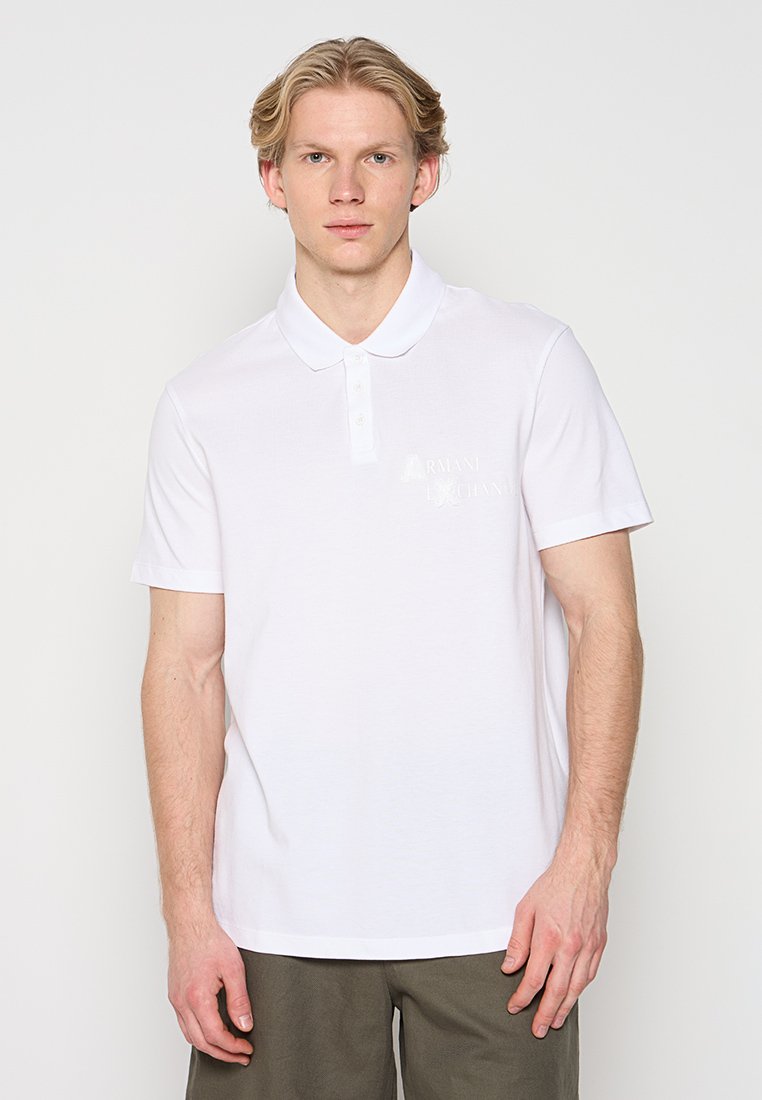 Armani Exchange Poloshirt wit Armani Exchange Poloshirt wit