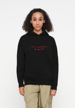 LEVADIA HOODIE - Sweatshirt - washed black