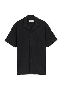 RESORT KURZARM - Chemise - black leaves jacquard