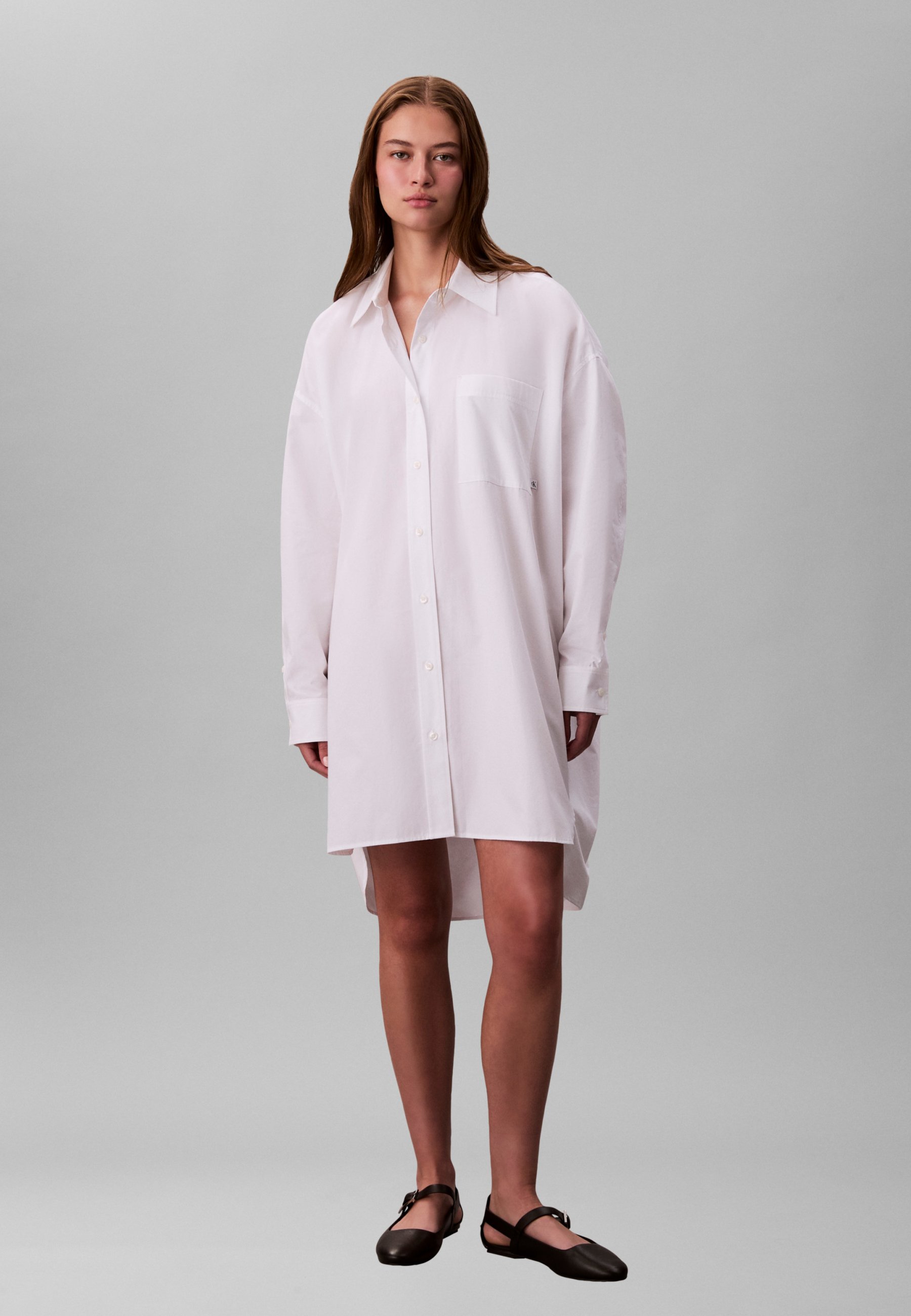 DESIGN Oversized T-shirt Mini Dress In Buttermilk - Foto 7