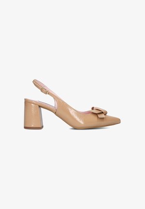 Notre-V Classic heels - garda lac camel