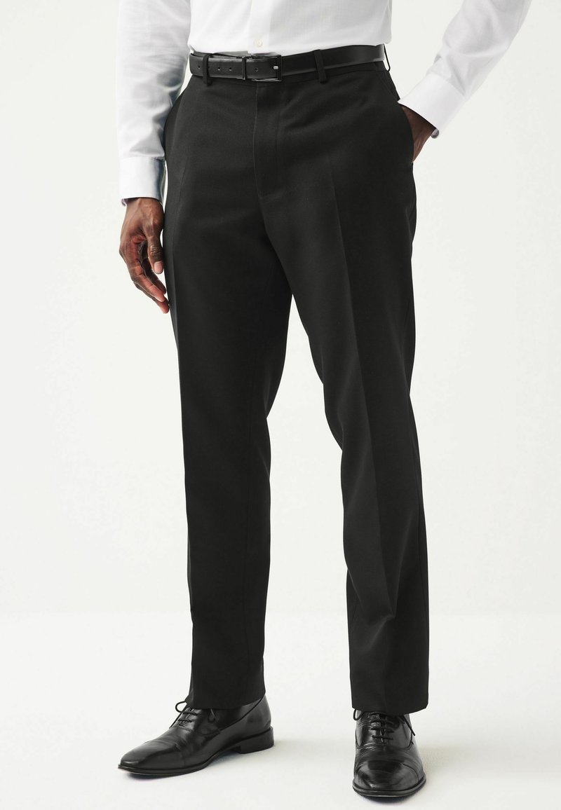 Next REGULAR FIT PLAIN FRONT - Anzughose - black