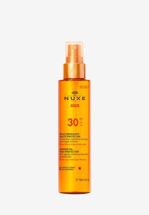 NUXE SUN TANNING OIL FOR FACE AND BODY HIGH PROTECTION SPF 30 - Sonnenschutz - -