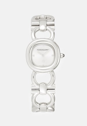 FERRAGAMO DOUBLE GANCINI - Watch - silver-coloured