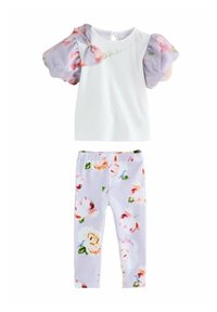 Baker by Ted Baker REGULAR FIT - SLEEVE BOW DETAIL 2 PIECE SET - Legingi — bikses - lilac/purple