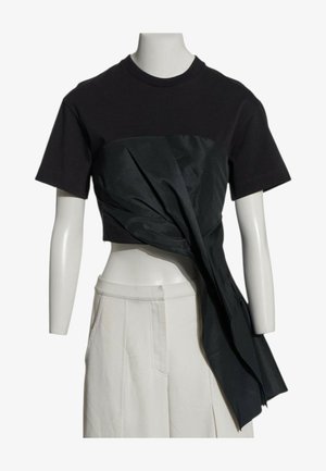Alexander McQueen, JERSEY TOP BLACK - T-shirt imprimé - black