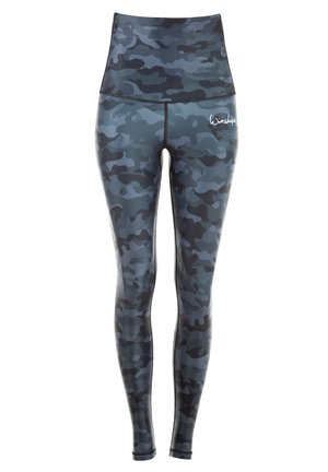 HWL102 CAMO HIGH WAIST - Tights - camo grey