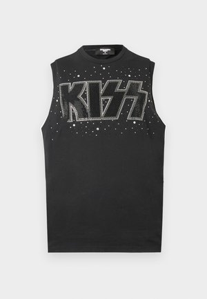 KISS CIGARETTE FIT - Top - black