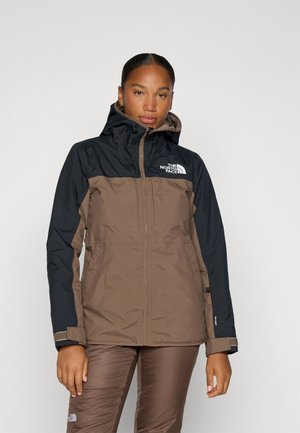 NAMAK INSULATED JACKET - Suusajakk - black/smokey brown