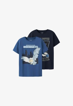 2ER-PACK HARRY POTTER - Majica kratkih rukava s printom - navy blazer