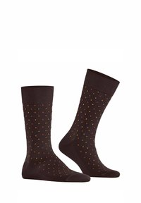 FALKE PERFECT TIE - Socken - umber