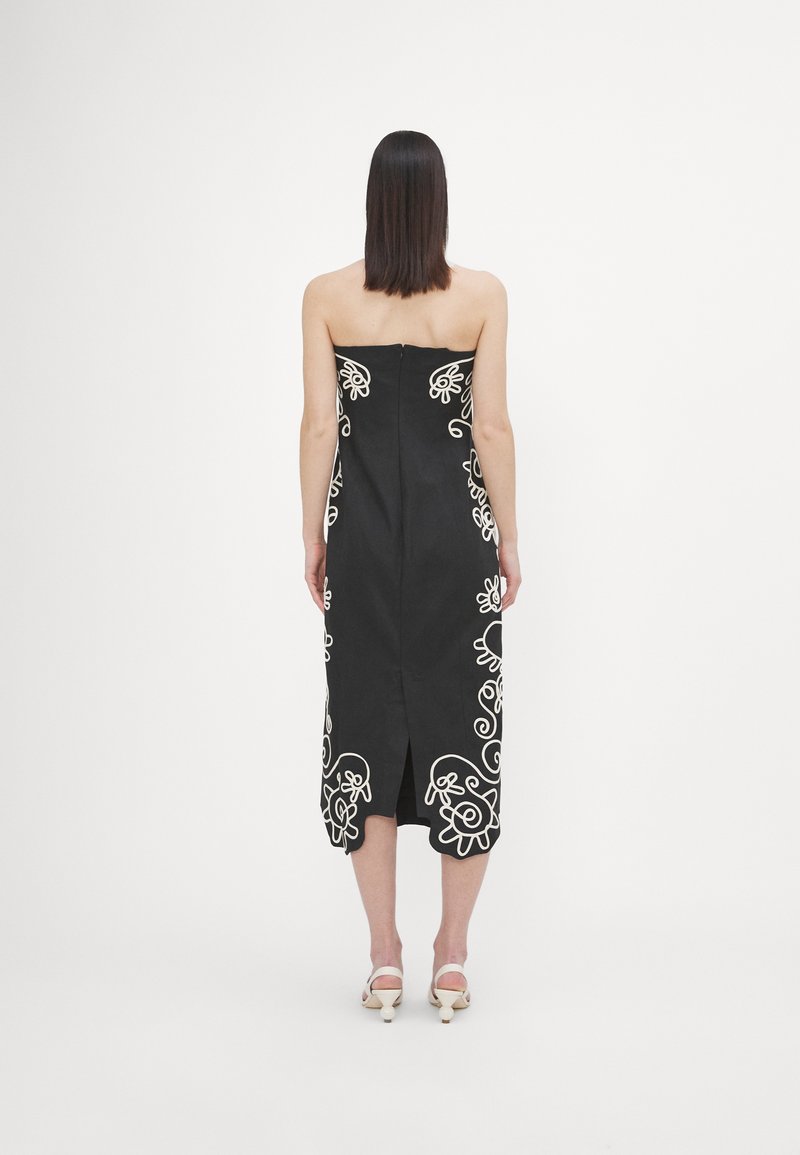 Mara Hoffman STELLA - Cocktail dress / Party dress - black/white/black -  Zalando