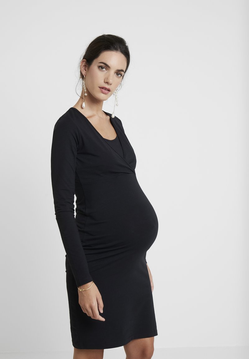 Damen Freizeitkleider | MAMALICIOUS MLLEA TESS DRESS Jerseykleid black/schwarz - PN66110 Damen Freizeitkleider | MAMALICIOUS MLLEA TESS DRESS Jerseykleid black/schwarz - PN66110