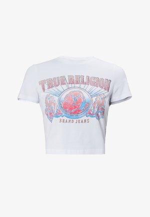 True Religion, - T-shirt z nadrukiem