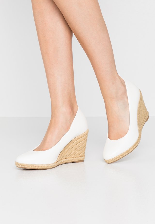 COURT SHOE - Hoge hakken - white
