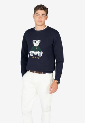 Jersey de punto - navy blue