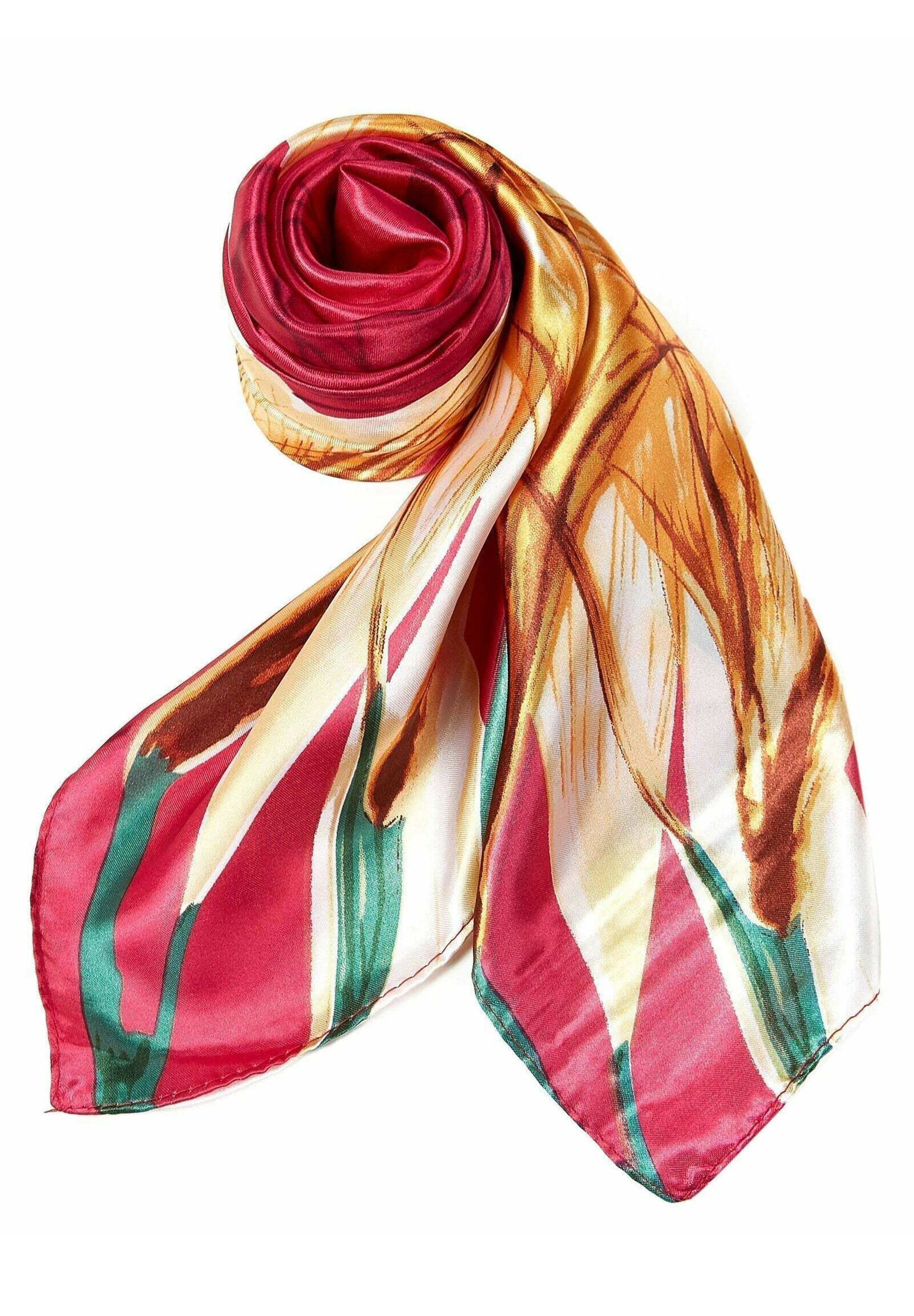 Foulard écharpe petit rayure avec dorures | Paris Fashion Shops