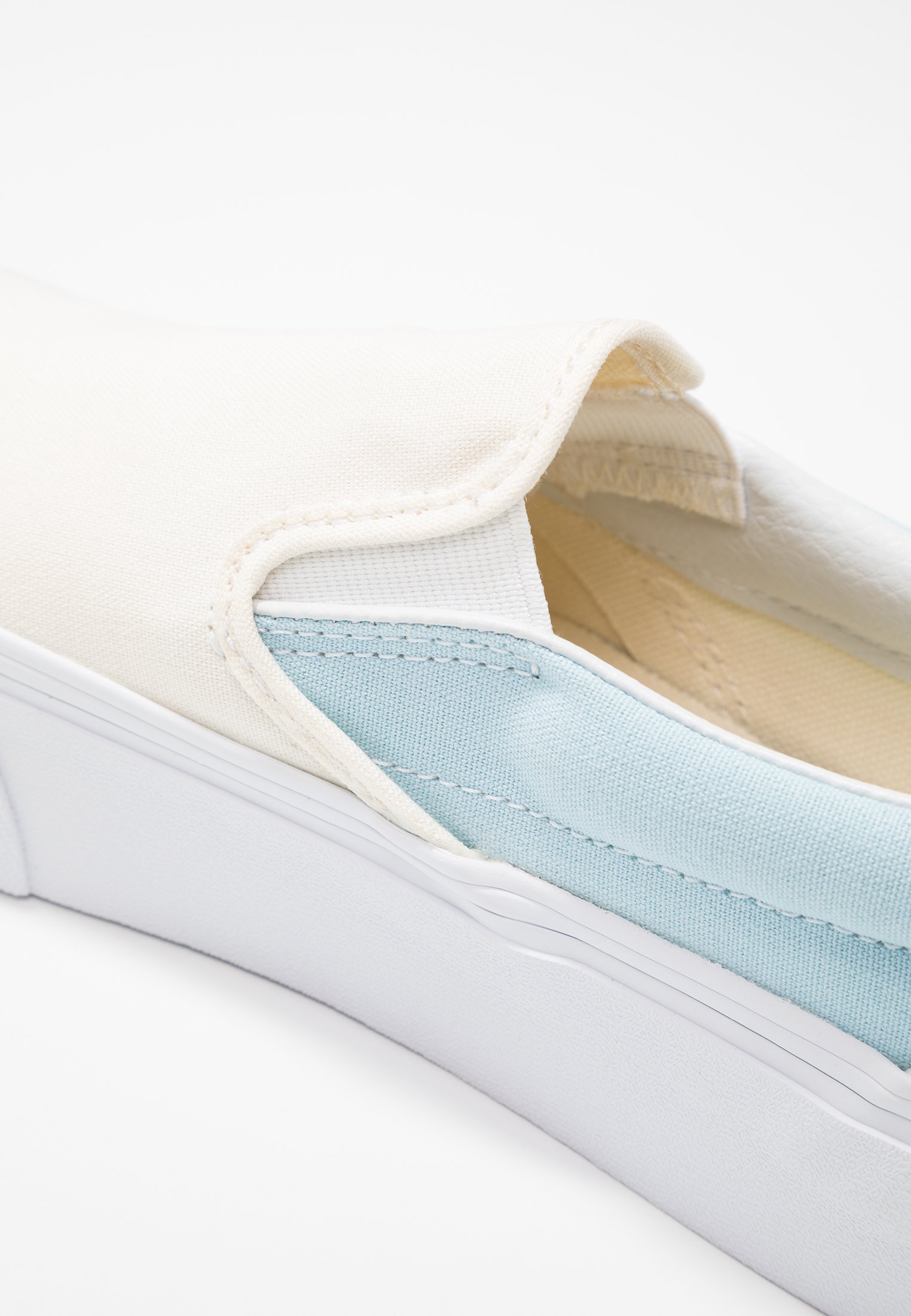 cool blue slip on vans