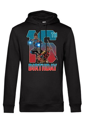 Felpa Marvel Avengers Festa Del Papà Retro Fumetto | Maglia Classica 241g Nera