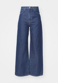 JANE PANT - Wide Leg - blue washed