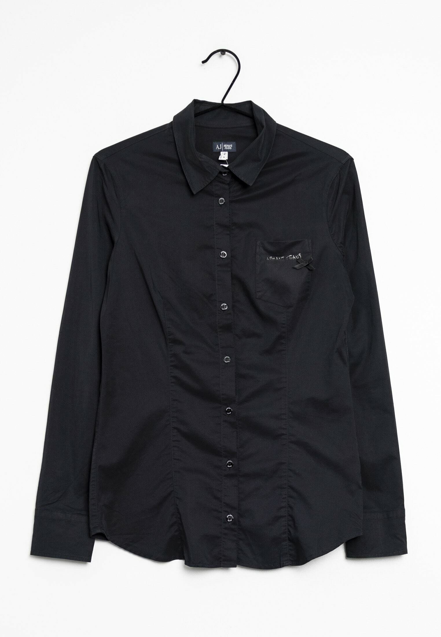 Armani Jeans Button-down blouse black (Pre-owned) Zalando