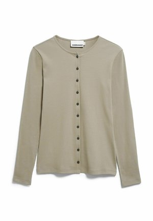 ARMEDANGELS, RIB BUTTON - Vest - light sage