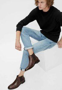 Bianco BANDOLERO CHELSEA - Botines - darkbrown6