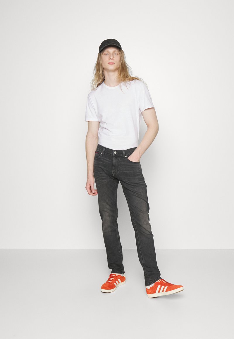 Tommy Jeans SCANTON - Džíny Slim Fit - denim black