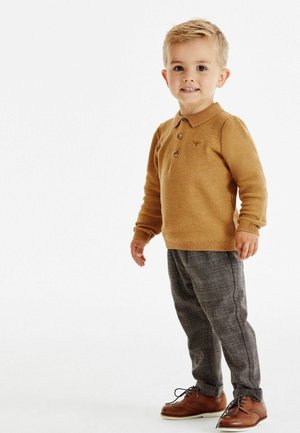 LONG SLEEVE PLAIN (3MTHS-7YRS) - Polo - ochre yellow